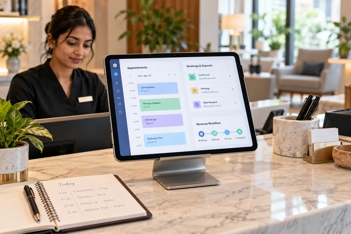 AI conceptual photograph for Finflow Booking Revenue