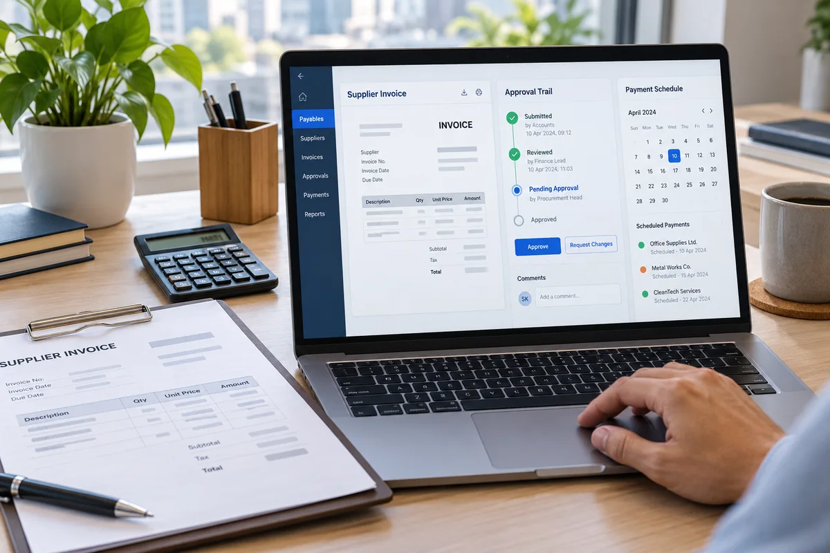 AI conceptual photograph for Finflow Pay