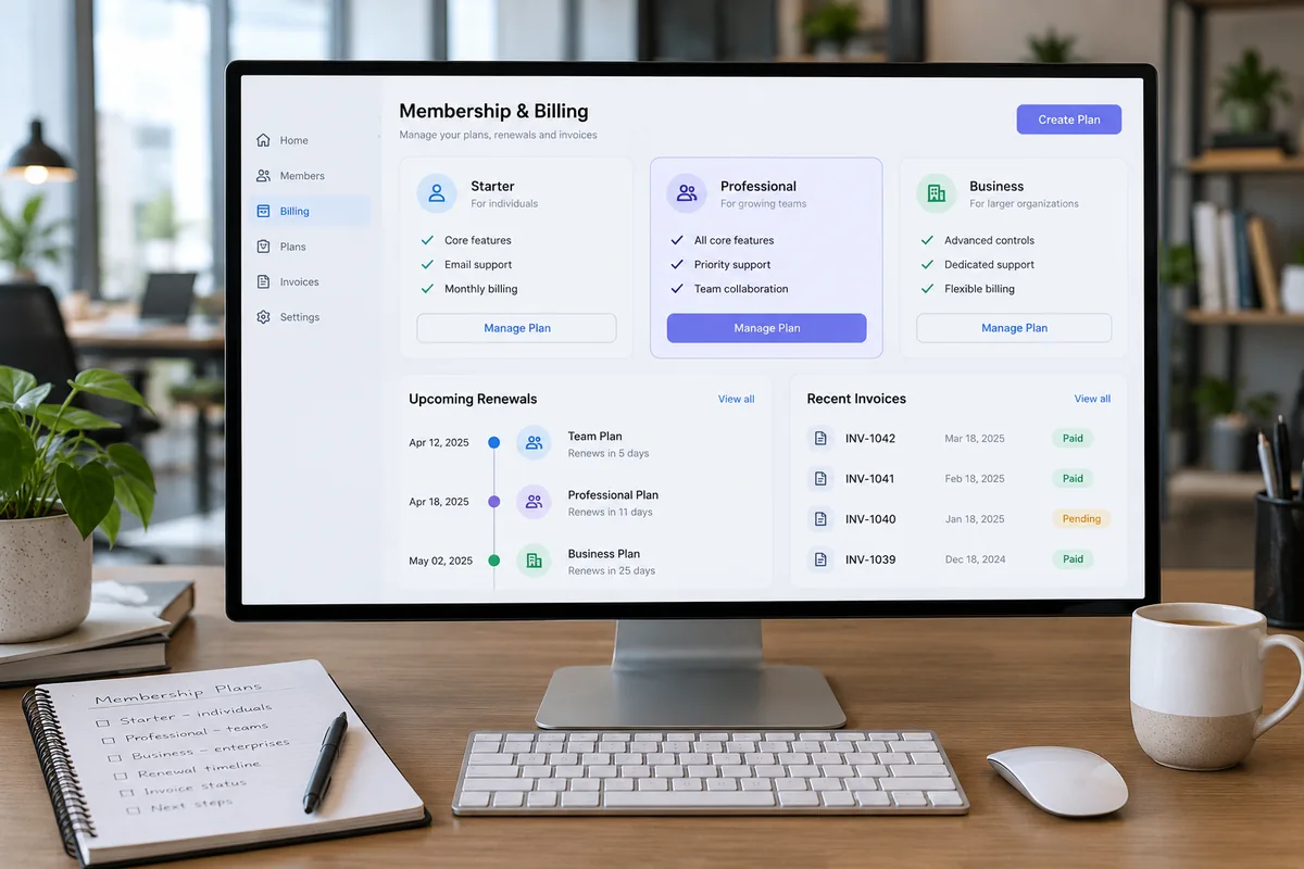 AI conceptual photograph for Finflow Subscriptions