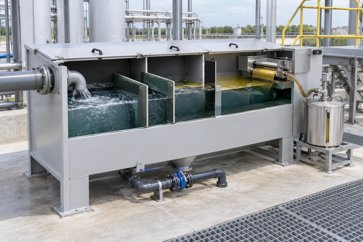 AI conceptual equipment photograph of Hydroviscosity OilSep