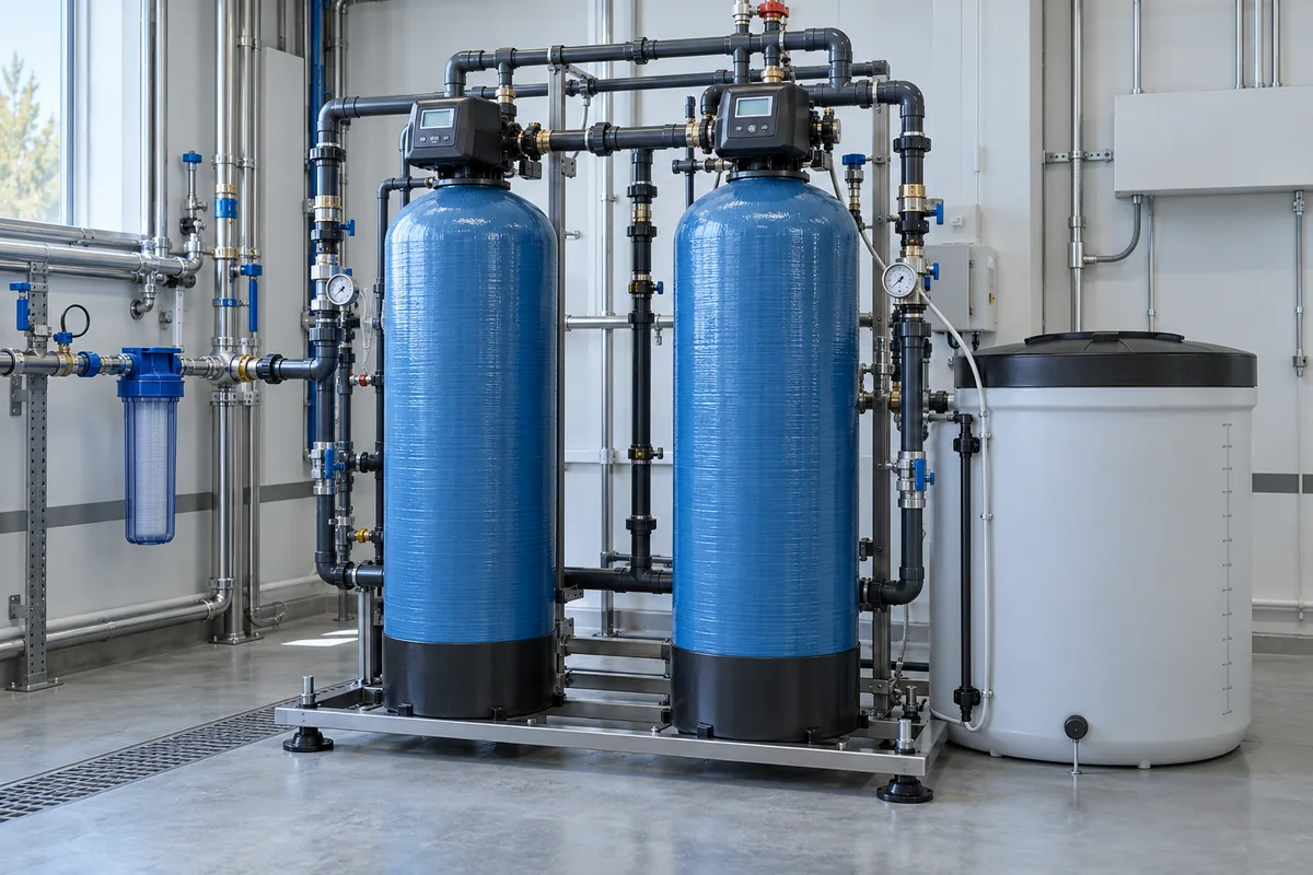 AI conceptual equipment photograph of Hydroviscosity SoftWater