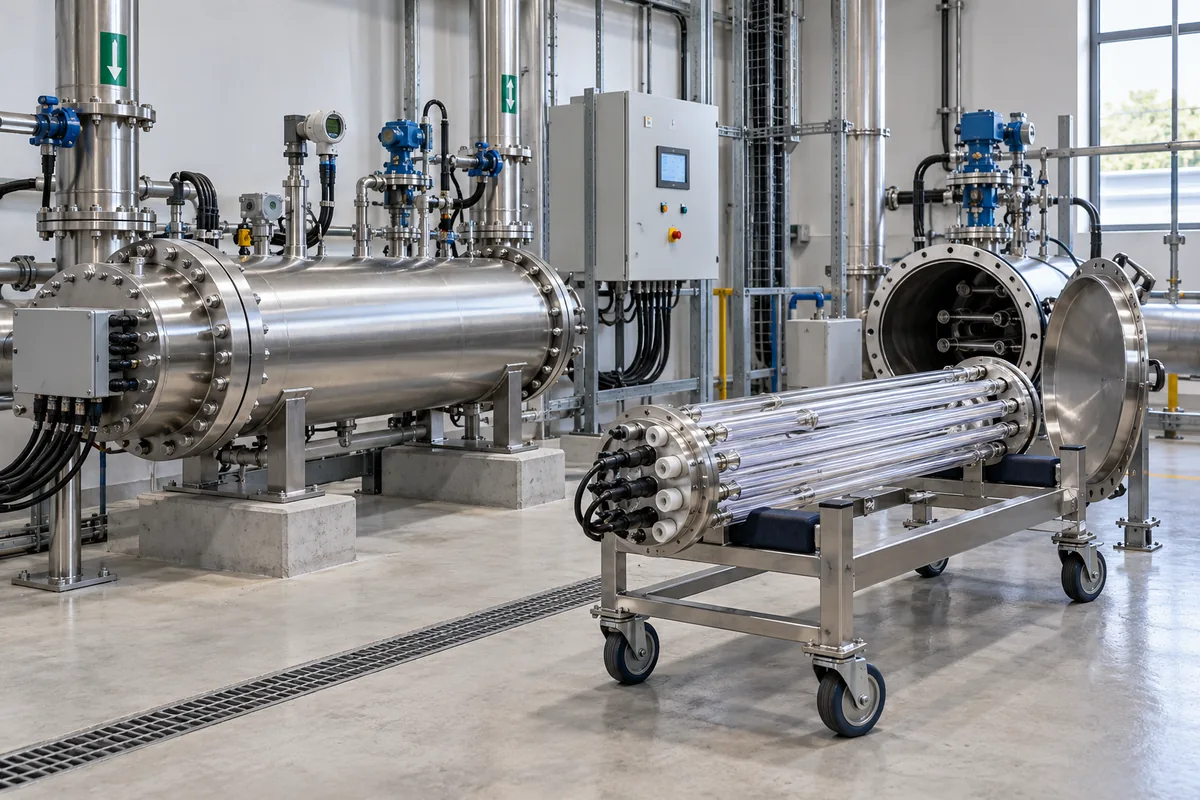 AI conceptual equipment photograph of Hydroviscosity UVGuard