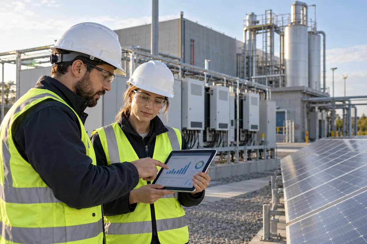 AI conceptual photograph of Carbon & Decarbonization Strategy