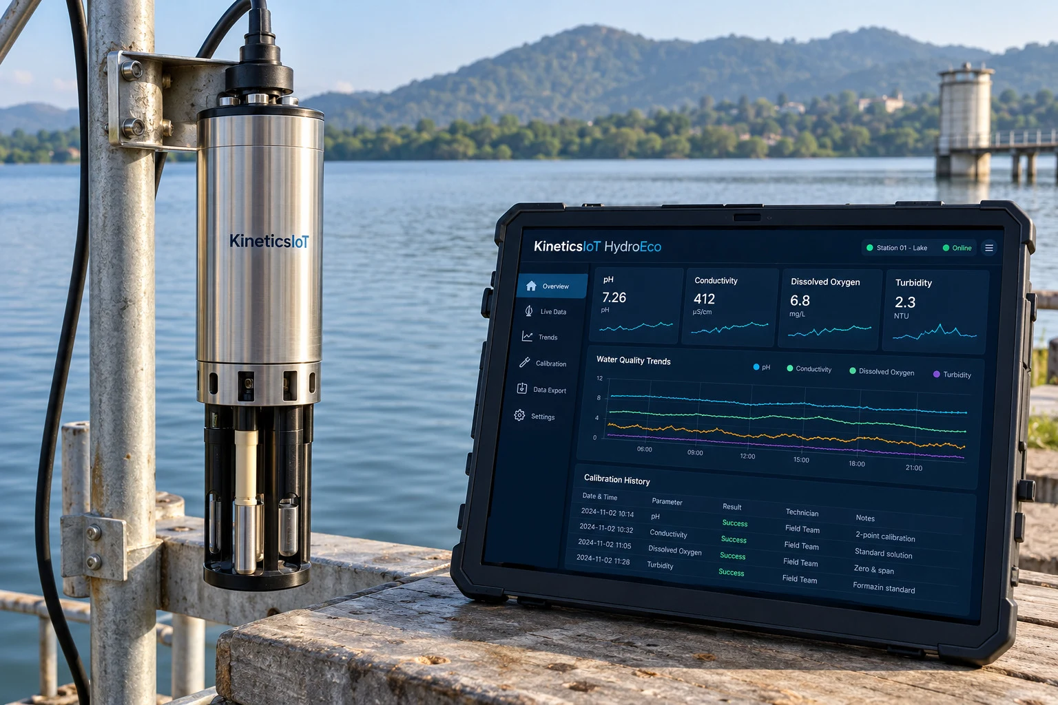 AI product concept for KineticsIoT HydroEco
