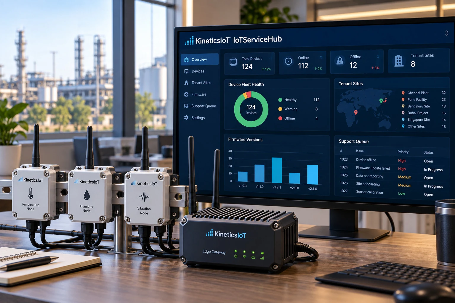 AI product concept for KineticsIoT IoTServiceHub