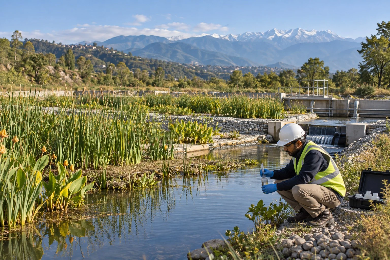 AI conceptual illustration of Bioremediation in Channi Rama, Jammu