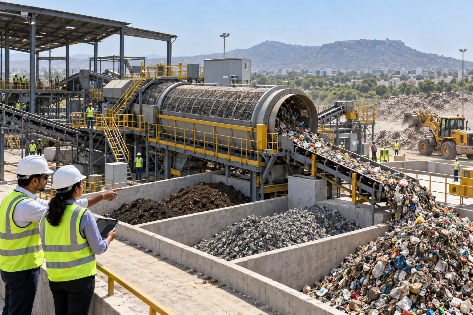 AI conceptual illustration of Fresh Waste Processing in Naihati