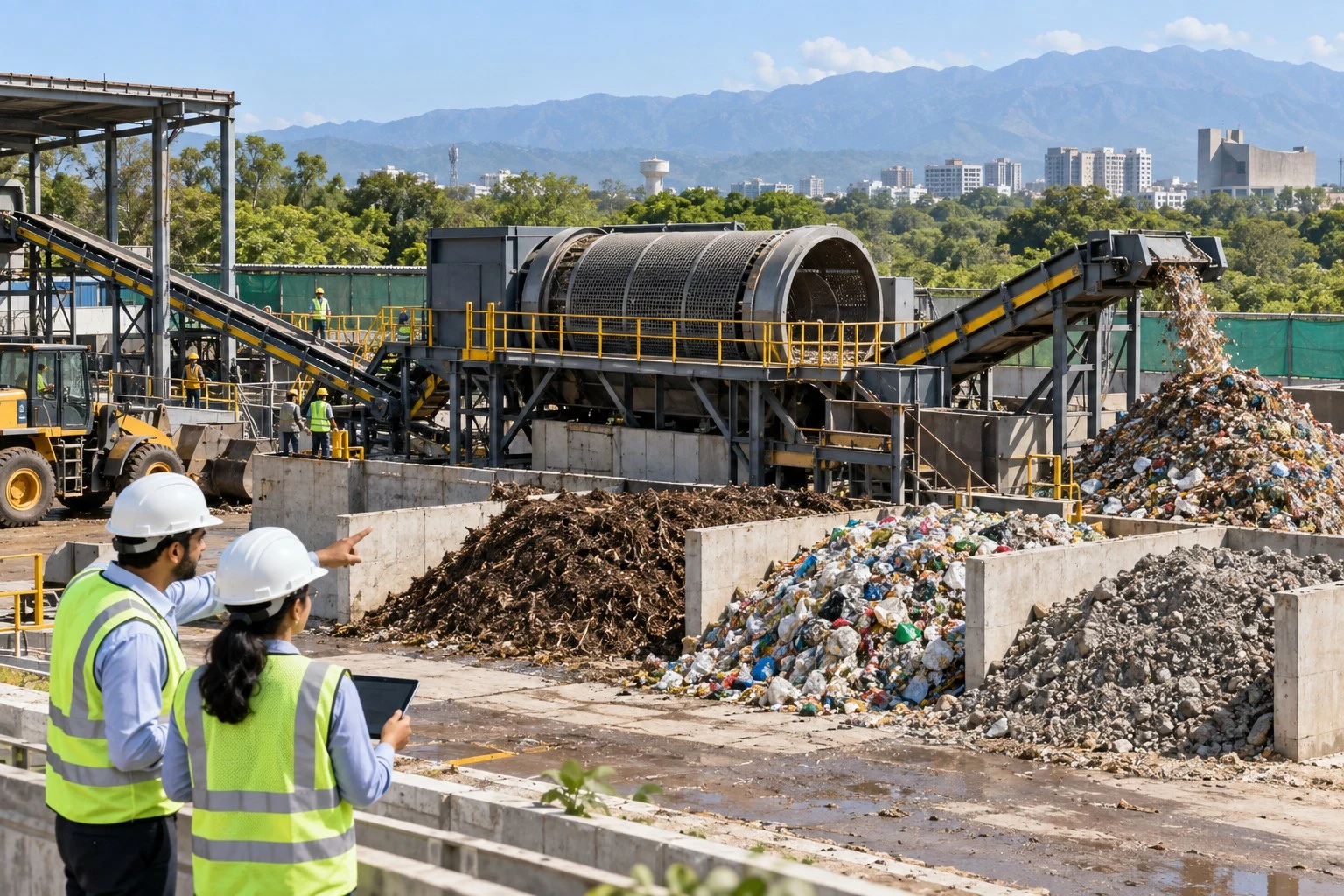 AI conceptual illustration of Legacy Waste Processing & Bioremediation in Chandigarh