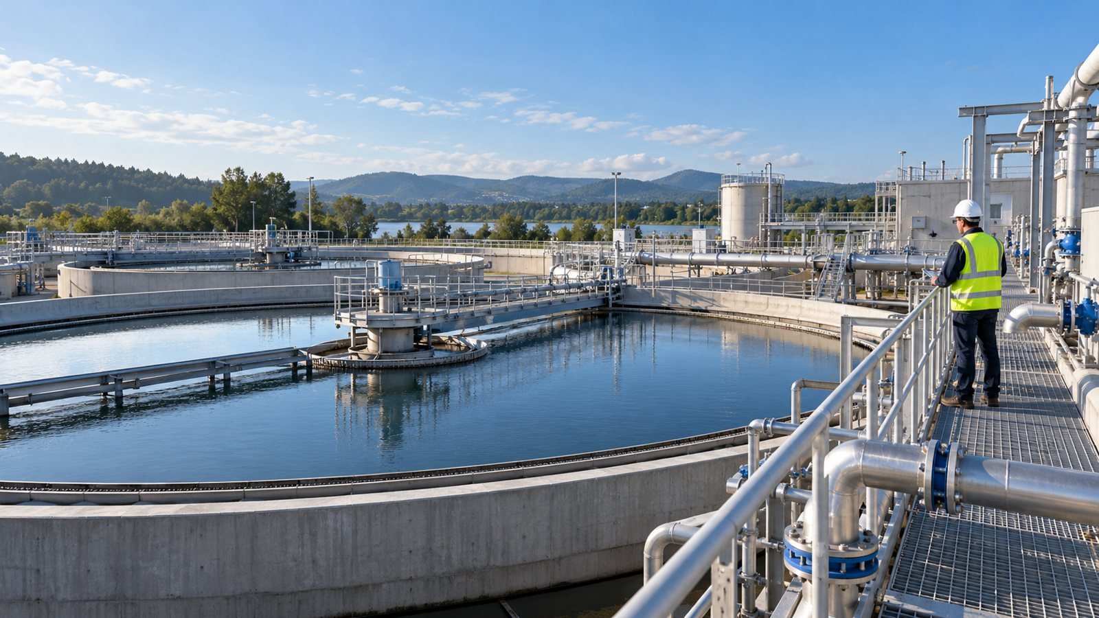 AI-generated conceptual Water Digital Twin photograph